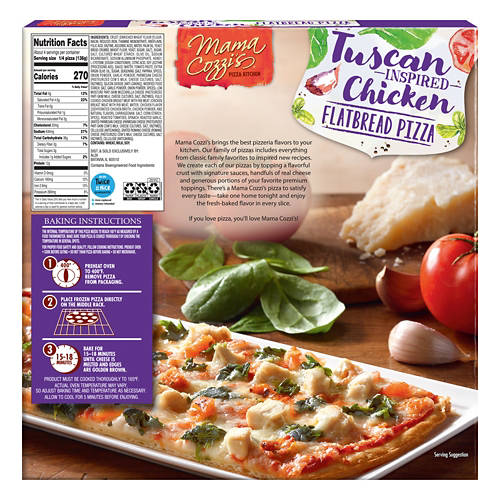 ミスチーページ Mama Cozzi's Pizza Kitchen Tuscan Inspired Chicken Flatbread Pizza